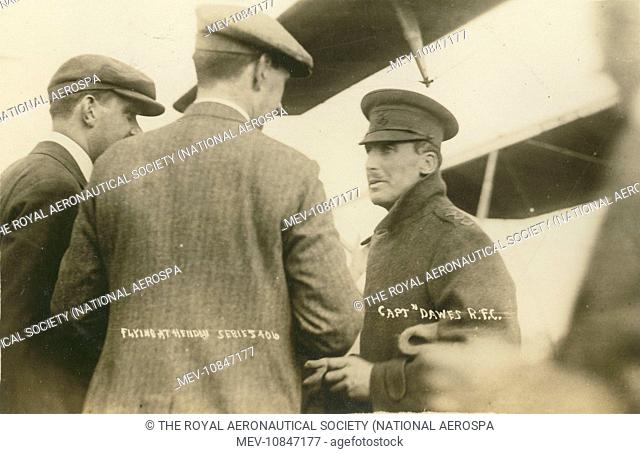 Capt (later Lt-Col) George William Patrick Dawes (25 January 1881 to 17 March 1960) of the Royal Berkshire Regiment was the first serving officer of the British...