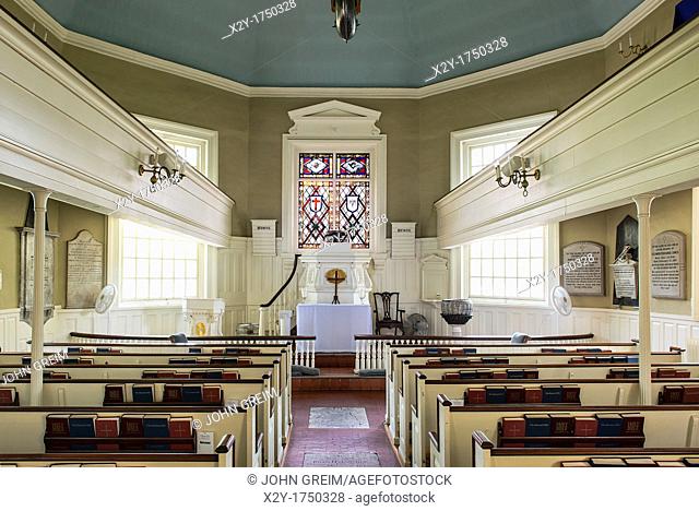 Gloria Dei, Historic Old Swedes' Church, founded in 1677, Philadelphia, Pennsylvania, USA  Oldest church in Pennsylvania