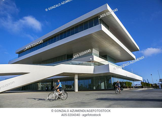 Building Veles e Vents , architect David Chipperfield. Port . Poblados maritimos. El Cabanyal. Valencia. Comunidad Valenciana. Spain.