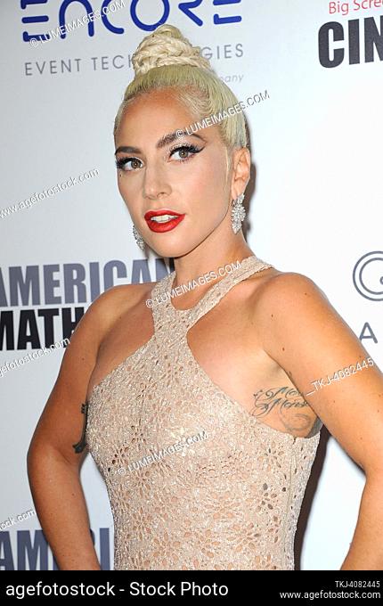 Lady Gaga at the 32nd American Cinematheque Award Presentation Honoring Bradley Cooper held at the Beverly Hilton Hotel in Beverly Hills, USA on November 29