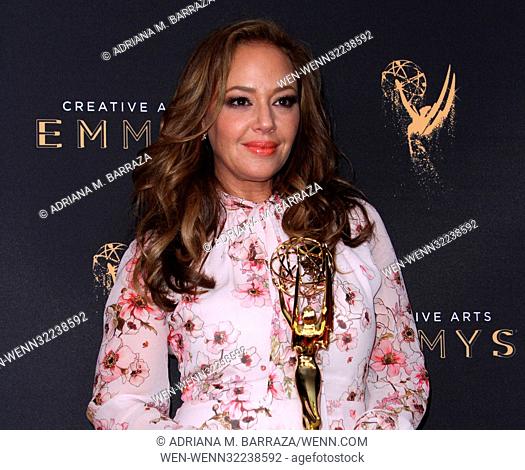 Creative Arts Emmy Awards 2017 Day 1 Press Room held at the Microsoft Theatre L.A. LIVE in Los Angeles, California. Featuring: Leah Remini Where: Los Angeles