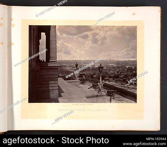 Nashville from the Capitol. Artist: George N. Barnard (American, 1819-1902); Date: 1860s; Medium: Albumen silver print from glass negative; Classification:...