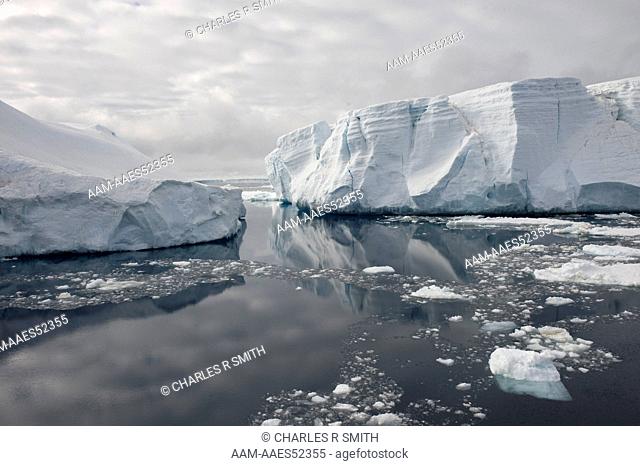Tabular icebergs in the south Weddell Sea, Antarctica