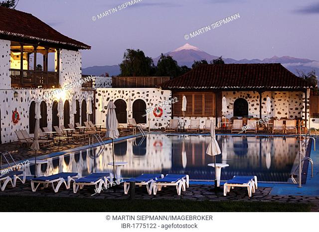 Swimming pool, Hotel Parador de Turismo Conde de La Gomera, San Sebatián de La Gomera, Canary Islands, Spain, Europe