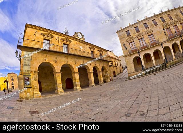 Palace of the Court, 16th century, Main Square, Typical Architecture, Soria, Castilla y León, Spain, Europe