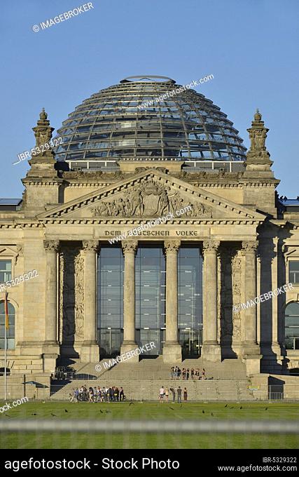 Reichstag, Tiergarten, Mitte, Berlin, Germany, Europe
