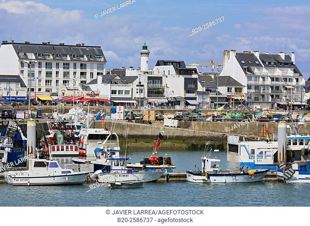 Port Haliguen, Quiberon, Cote de Morbihan, Brittany, Bretagne, France