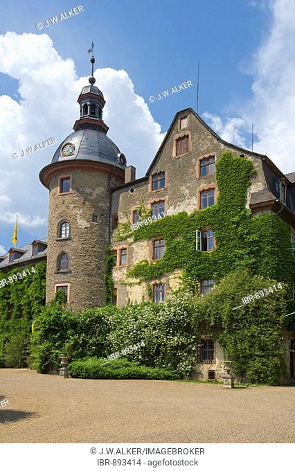 Laubach Castle, residence of the count zu Solms-Laubach, Laubach, Hesse, Germany, Europe