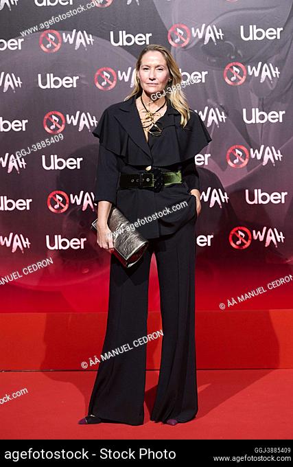 Fiona Ferrer attends 'Wah' Musical Show World Premiere Red Carpet at IFEMA on October 7, 2021 in Madrid, Spain