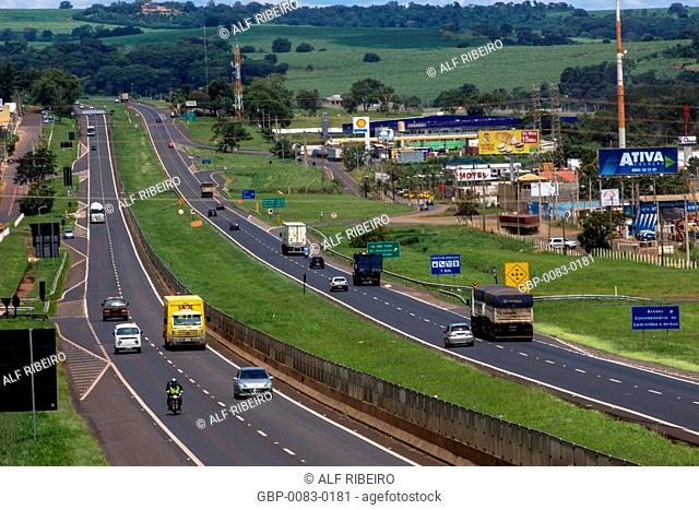 Anhanguera, Highway, Movement, SP-330, Ribeirão Preto, São Paulo, Brazil