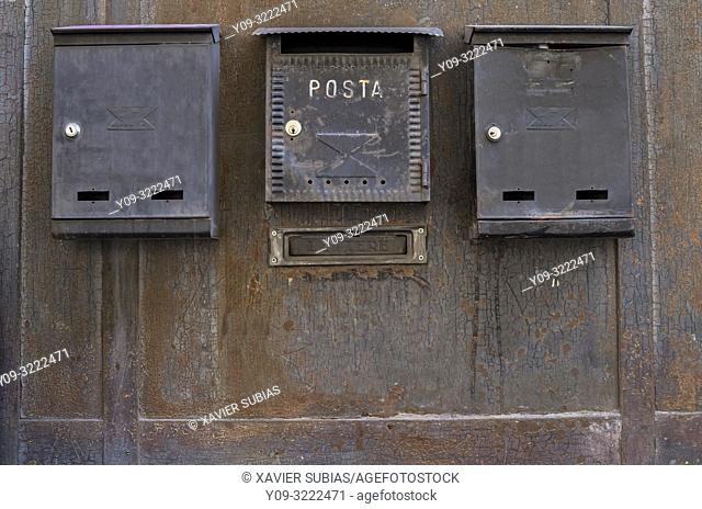Mailboxes, Catania, Sicily, Italy