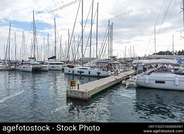 Split city, ACI Marina Split, sea, recreation, holidays, Dalmatia, Croatia, September 15, 2023. (CTK Photo/Libor Sojka)