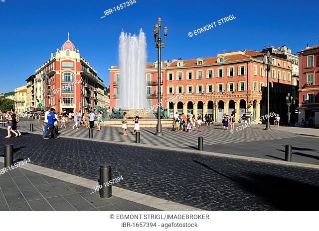 Place Massena square, Nice, Département Alpes-Maritimes, Region Provence-Alpes-Côte d'Azur, France, Cote d'Azur, Europe
