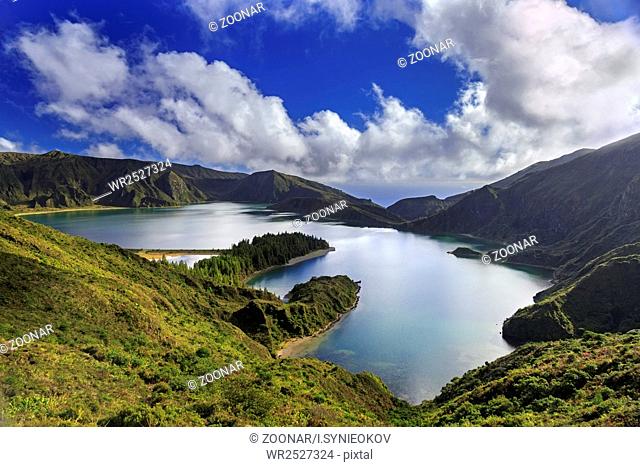 Lagoa do Fogo on San Miguel island of Azores