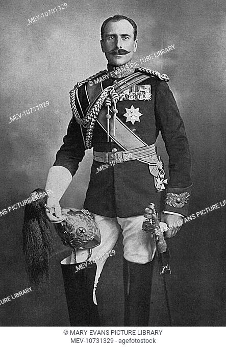 Prince Alexander of Teck (1874-1957), later Earl of Athlone, brother of Queen Mary, who had recently been promoted to the rank of Brigadier-General on General...
