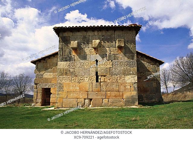 Church of Santa María in Quintanilla de las Viñas. Visigothic architecture (7th century). Burgos province. Castile-Leon. Spain