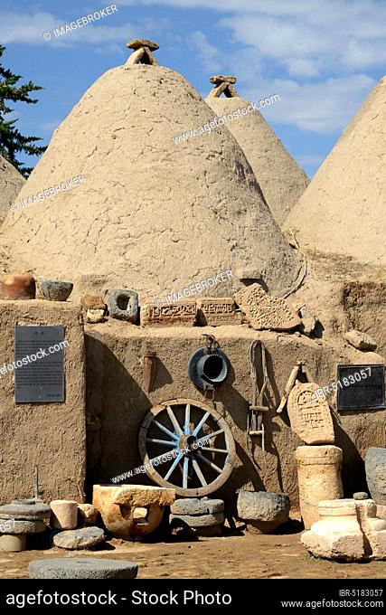 Harran, mud brick, mud house, traditional beehive shaped mud houses, trulli, Sanliurfa Province, Mesopotamia, Turkey, Asia