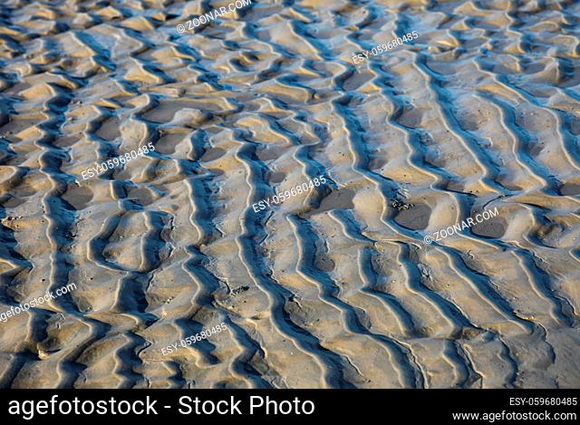 Low tide in the Lower Saxon Wadden, Langeoog