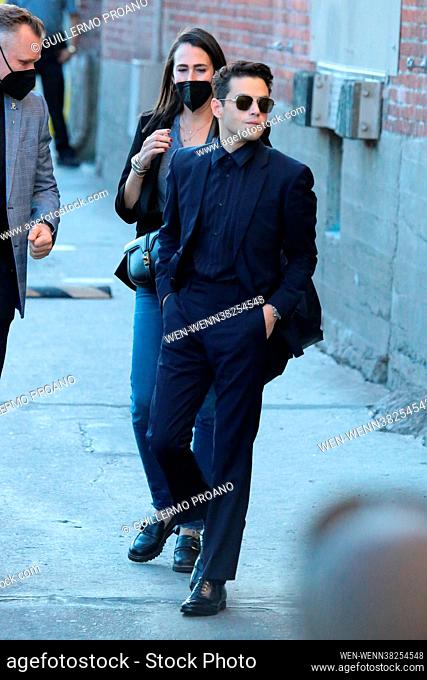 Rami Malek and other celebrities arrive at Jimmy Kimmel Live! studios in Los Angeles, California Featuring: Rami Malek Where: Los Angeles, California