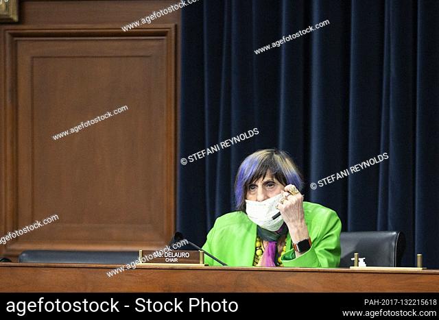 United States Representative Rosa DeLauro (Democrat of Connecticut) listens as Dr. Tom Frieden, President and CEO of Resolve to Save Lives and former Director...