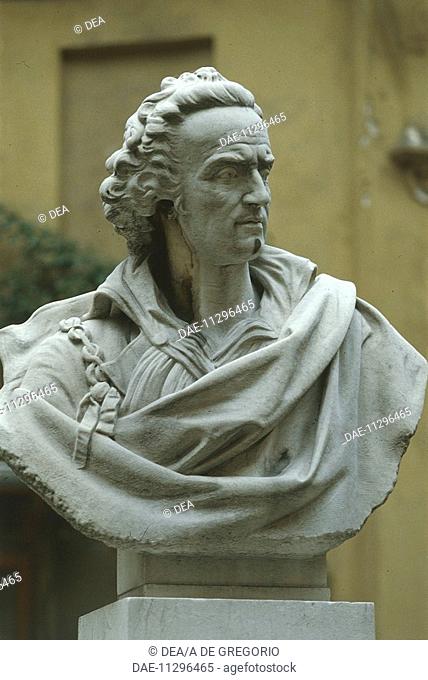 Italy - Piedmont Region - Asti - Bust of Vittorio Alfieri