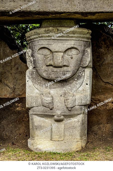Pre-Columbian Sculpture, San Agustin Archaeological Park, Huila Department, Colombia