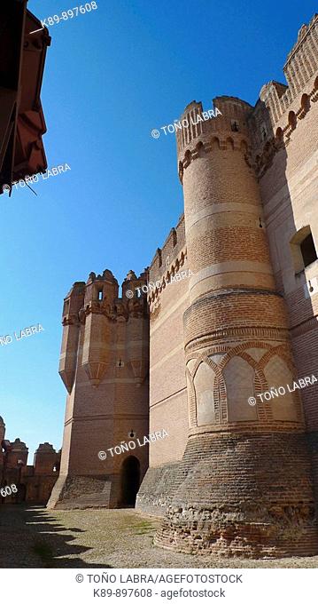 Castillo. Coca. Provincia Segovia. Castilla. España