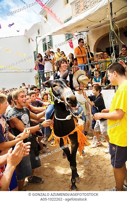 Sant Bartomeu festival. Ferreries. Minorca. Balearic Islands. Spain