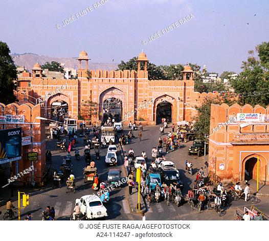 Ajmeri Gate. Jaipur. Rajasthan. India