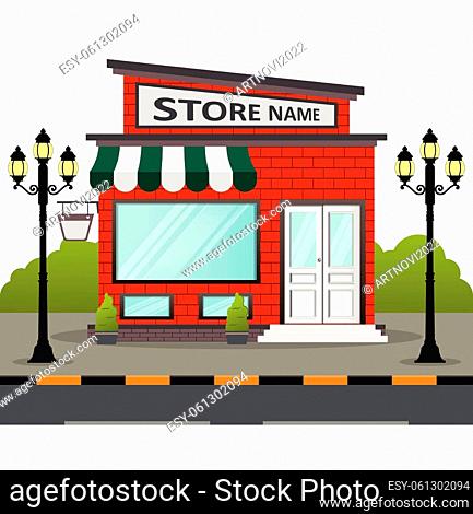 Supermarket cartoon Stock Photos and Images | agefotostock