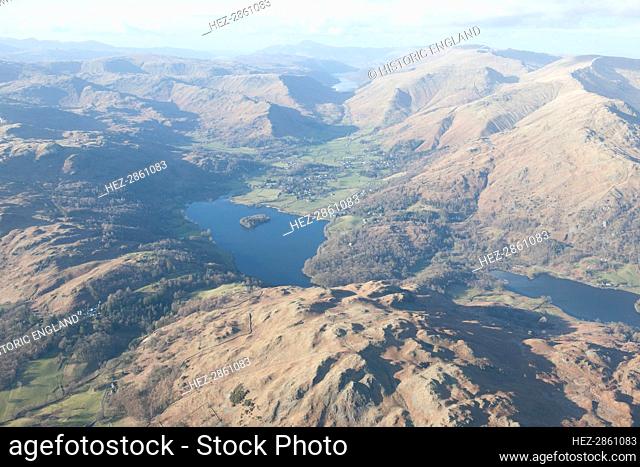 Grasmere viewed from Loughrigg Fell, Cumbria, 2015. Creator: Historic England