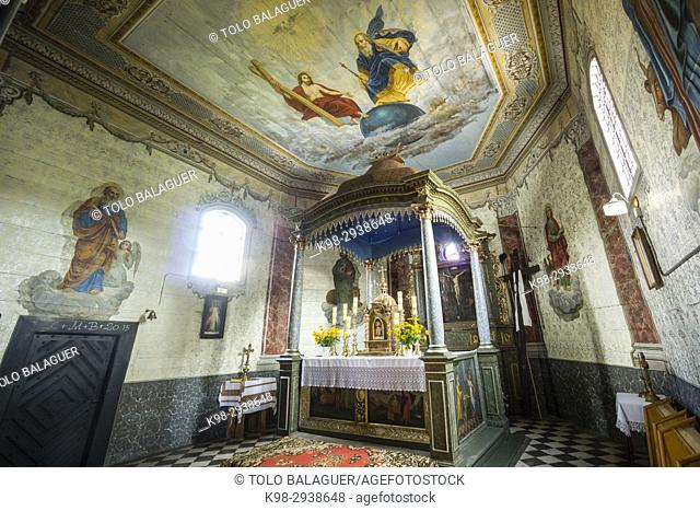 iglesia de San Nicolas y San Juan Bautista, catolica griega, construida en 1837, Tyrawa Solna, valle del rio San, Lesser Poland Voivodeship, Carpathians, Poland