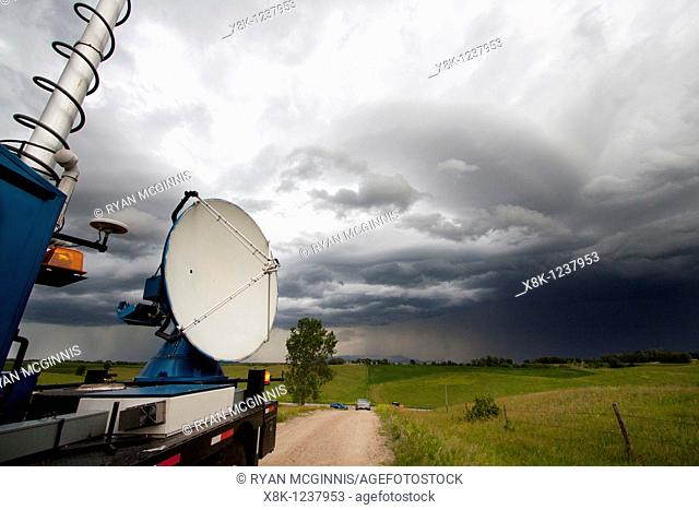 Doppler on Wheels number 7 deployed near Pickstown, South Dakota, June 3, 2010