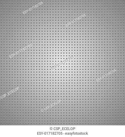 Structured gray metallic perforated sheet