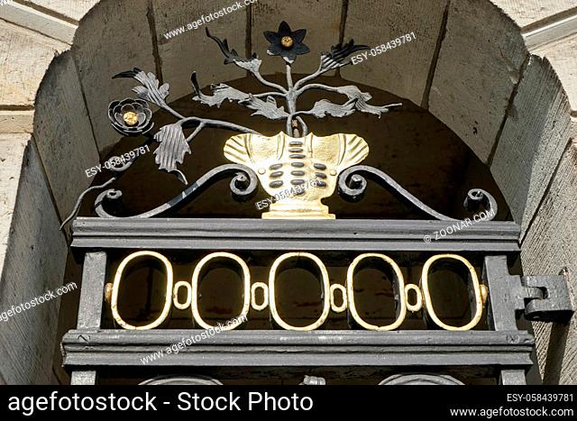 Ornamental gate at the Humboldt University in Berlin