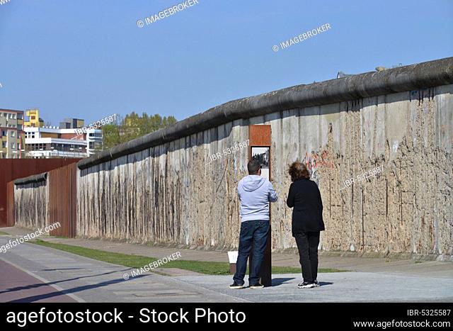 Border Wall, Berlin Wall Memorial, Bernauer Strasse, Mitte, Berlin, Germany, Europe