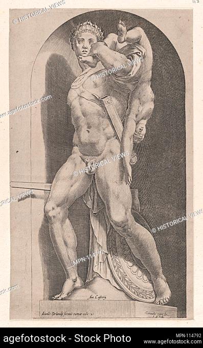 Speculum Romanae Magnificentiae: Atreus Farnese. Series/Portfolio: Speculum Romanae Magnificentiae; Artist: Cornelis Cort (Netherlandish, Hoorn ca