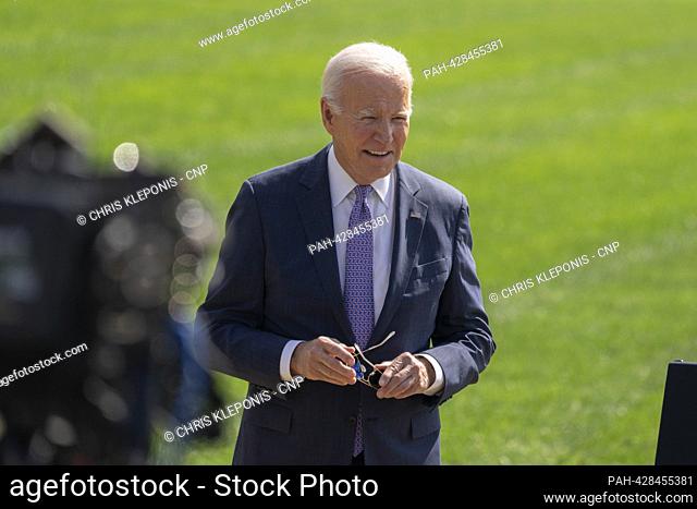 United States President Joe Biden prepares to make remarks to celebrate the Americans with Disabilities Act (ADA) and to mark Disability Pride Month at the...