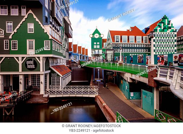 The Inntel Hotel and Colourful Buildings, Zaandam, Amsterdam, Holland