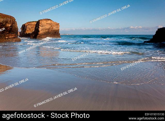 Beach of the cathedrals, Ribadeo, Spain