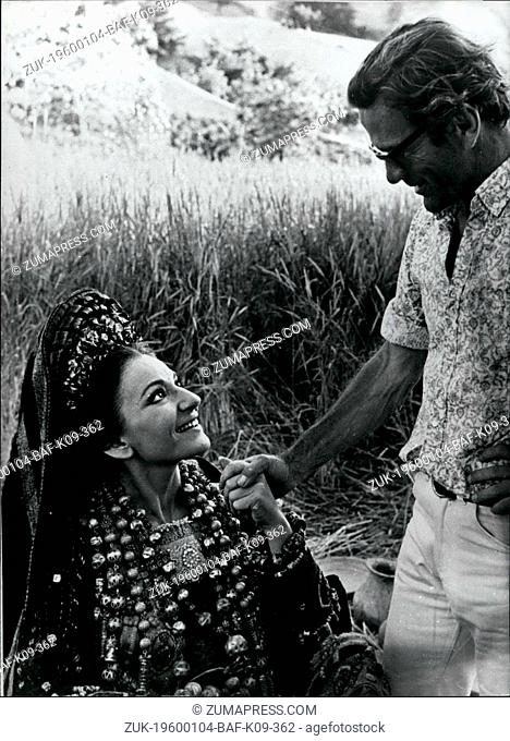 1976 - Famous soprano Maria Callas in making film of 'Medea' the classic Greek tragedy directed byPier Paolo Pasolini. The exteriors were turned in Turkey and...