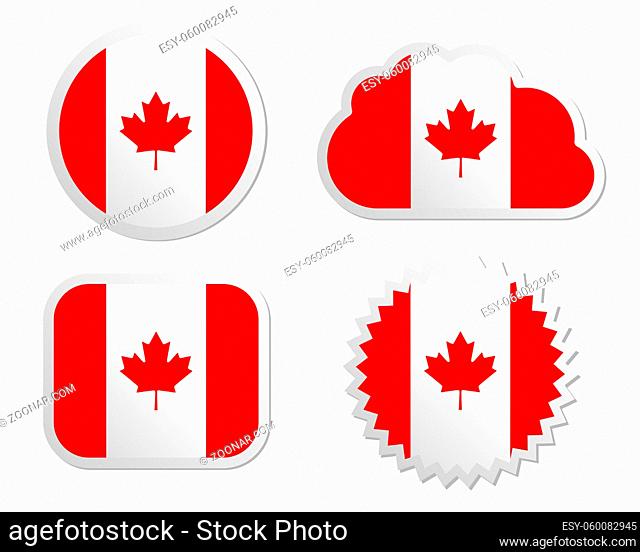 Fahne Kanada Sticker