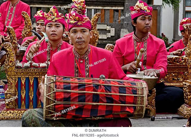 Gamelan orchestra, Bali, Indonesia, Asia