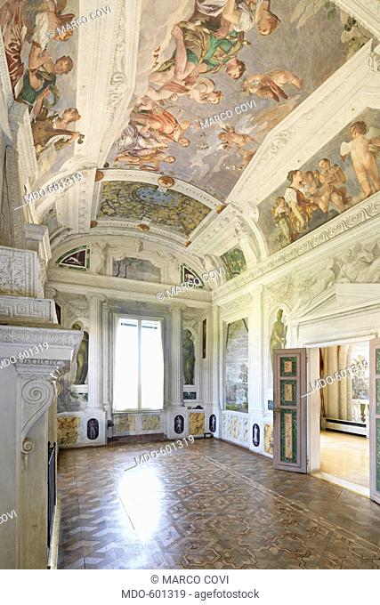 Villa Barbaro, Maser, by Vittoria Alessandro, Andrea di Pietro della Gondola known as Palladio, Caliari Paolo know as Veronese, 1555, 16th Century, Unknow