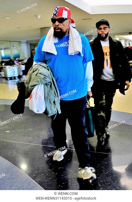Mr. T arrives at Los Angeles International (LAX) Airport Featuring: Mr. T Where: Los Angeles, California, United States When: 06 Mar 2017 Credit: WENN