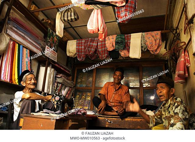 A tailor’s shop at Lamno in Aceh Jaya, Indonesia July 1, 2007