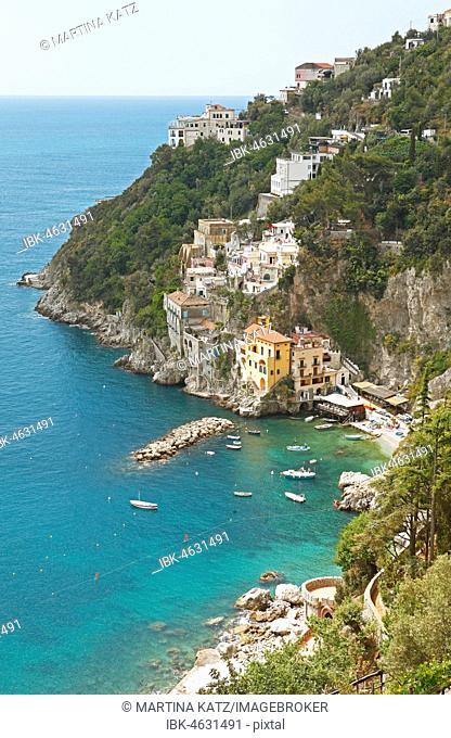 Townscape, Conca dei Marini, Amalfi Coast, Campania, Italy