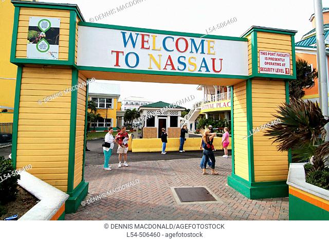 The cruise ship Carnival Fantasy from Port Canaveral, Florida FL visits the Bahamas Nassau and Paradise Island New Providence Island