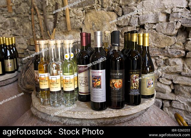 Wine sales in Omodos, Troodos Mountains, South Cyprus, South Cyprus