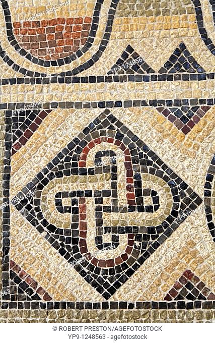 Mosaic at the museum, Sabratha, Libya